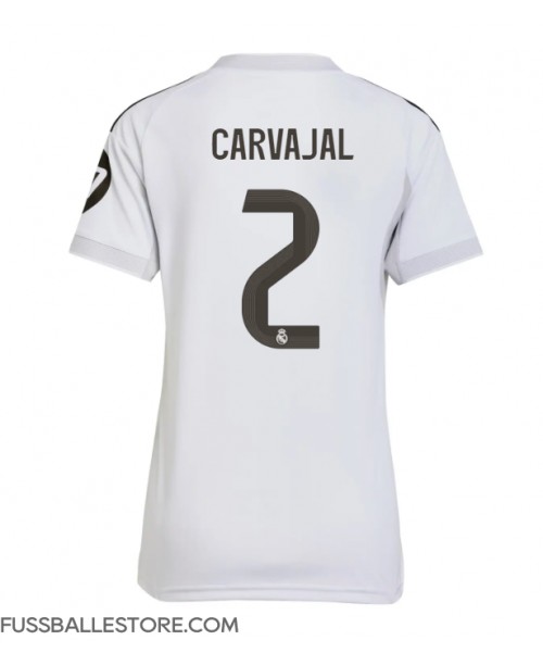Günstige Real Madrid Daniel Carvajal #2 Heimtrikot Damen 2025-26 Kurzarm Günstige Real Madrid Daniel Carvajal #2 Heimtrikot Damen 2025-26 Kurzarm